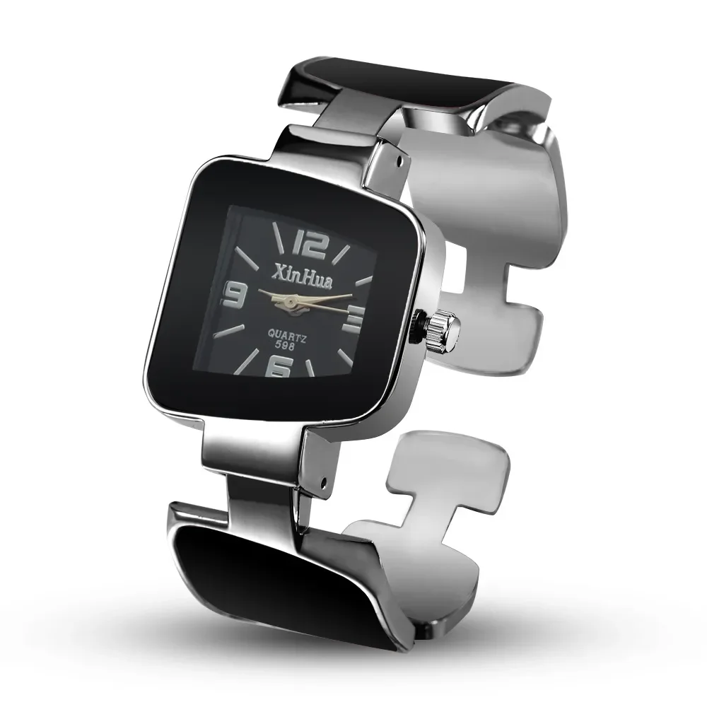 Relógio Feminino Bracelet Women's Watches Unique Watch Alloy Quartz Wristwatches Female Clock for Everyday Gift Reloj Para Mujer