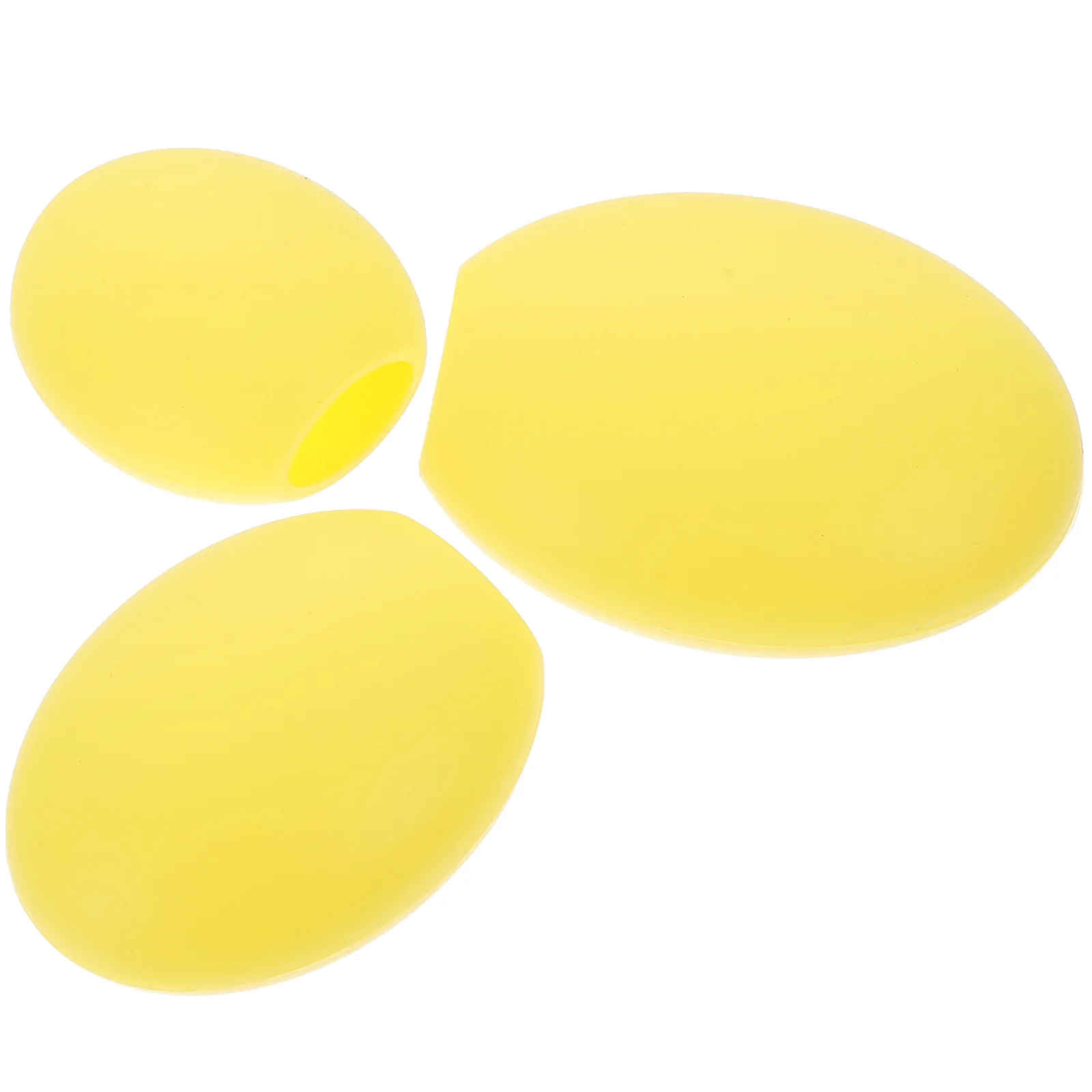 

3pcs Makeup Brush Covers Protective Silicone Travel Dustproof Brush Holders Foundation Bristles Guards Cosmetics Accessories