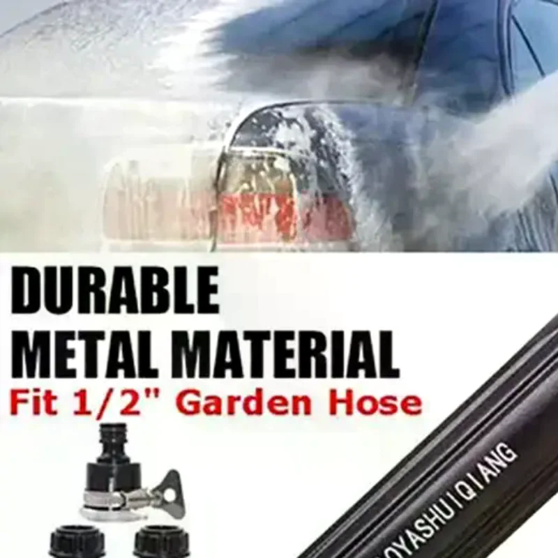 4 In 1 Car Wash  High Pressure Water Spray  Watering Hose Nozzle Sprinkler Water Jet