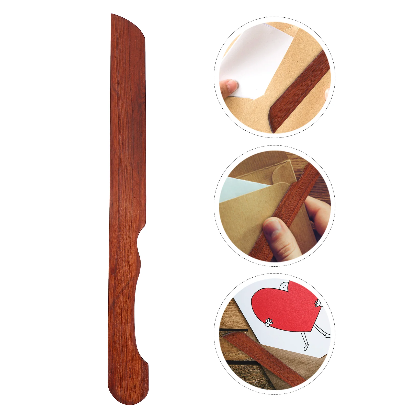 Letter Opener Envelope Paper Slide Openers Portable Safety Utility Cutters Wood