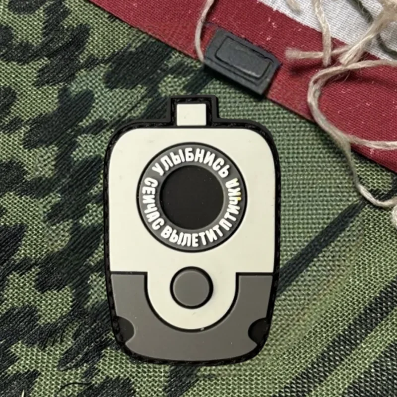 Parche táctico PVC pájaro en vuelo con velcro para chaleco y brazalete - imagen 4