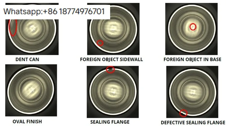 Vision Technology Powered Sorting Machines ECI (Empty Can Inspection Sorter) for Detecting Defects in Aluminium Cans 60000 CPH