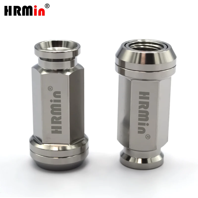 

HRMin 10.9 grade Gr.5 titanium floating washer cone seat wheel lug nut titanium nut M12*1.5*45mm for Toyota,Mazda,Honda,Acura