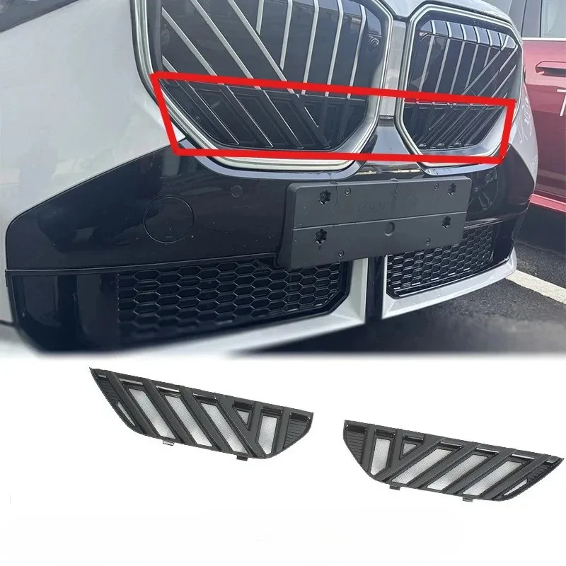 for-bmw-x3-g45‌-2025-2026-abs-black-car-front-center-mesh-grills-insect-screen-anti-proof-net-trim-exterior-accessories