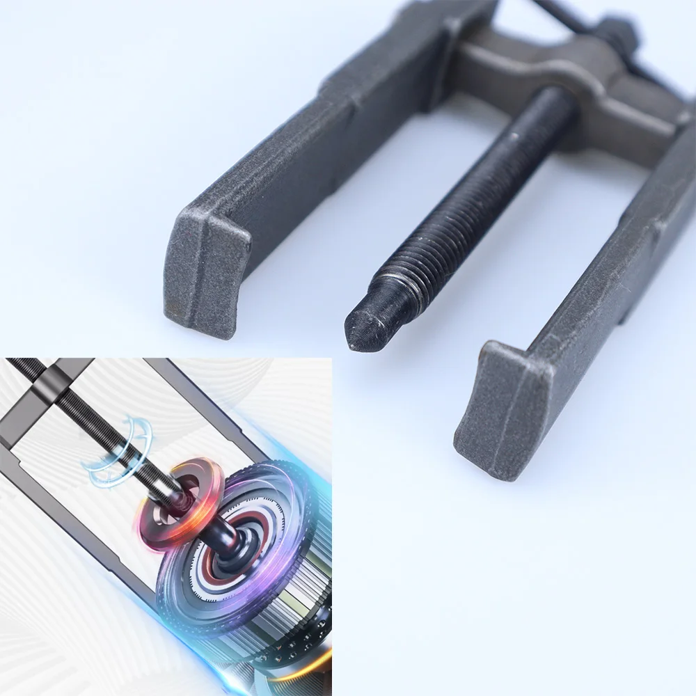 Adjustable Two Jaw Bearing Puller Tool, Carbon Steel Pump Pulley Remover 3/4Inch Small Bearing Puller Pilot Bearing Removal Tool