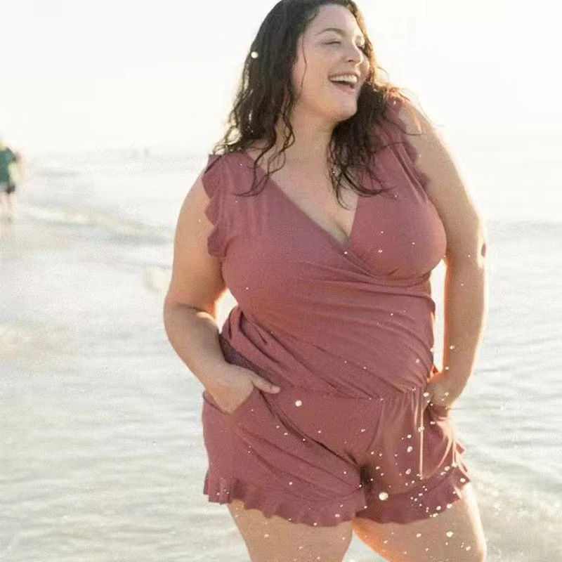 Traje de baño de dos piezas para mujer, Pelele de baño para playa al aire libre, Sexy, para surfear en el parque acuático