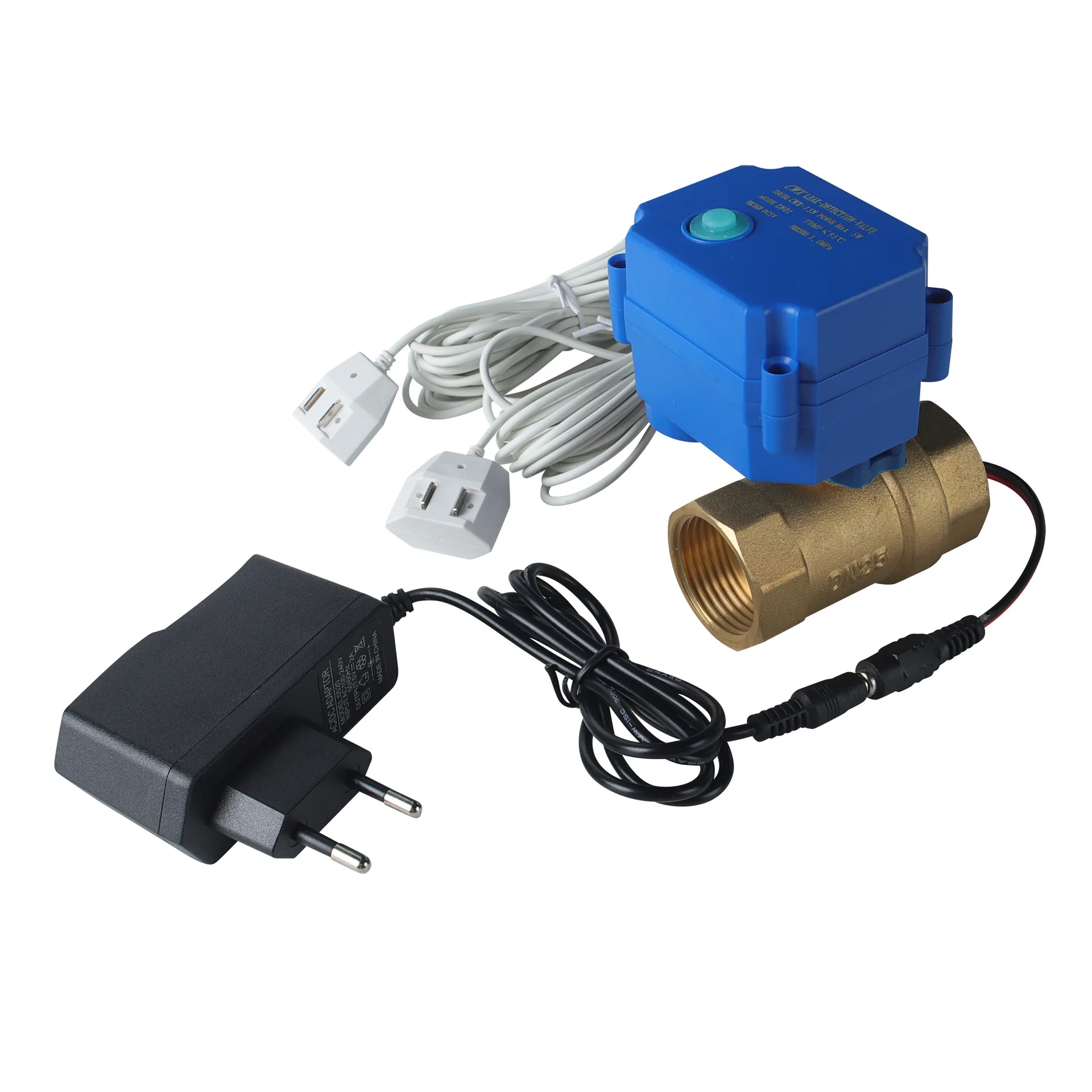 

Alarm Water Valve with 2 Water Immersion Induction Lines European Plug Power Supply