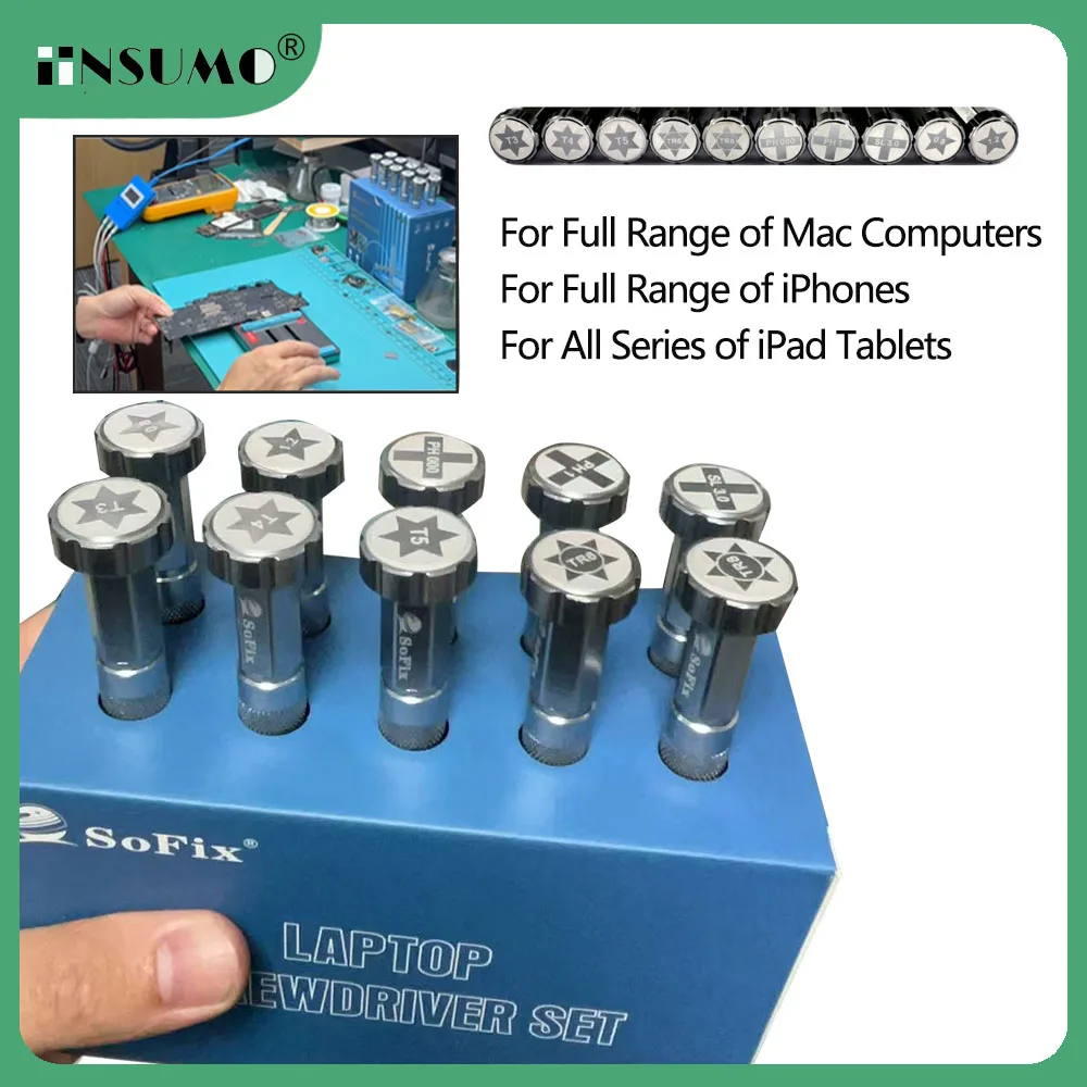 

New S-003Max Precision Screwdriver Set for Macbook Android Phones Screw Removal Installation Microsoft Tablets Full Range Repair