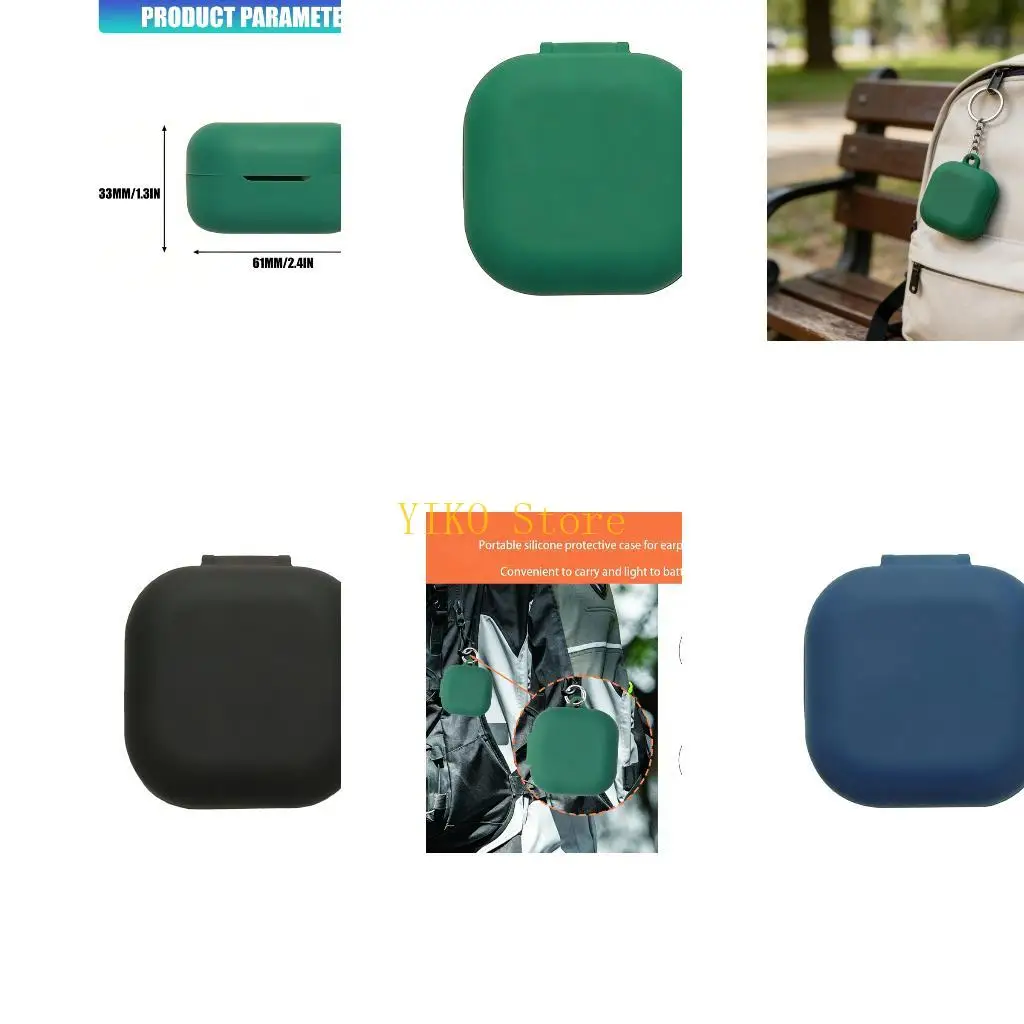 K32C Dustproof Silicone Case Shockproof Earphone Protective Case Flexible Design Multiple Color Option for Buds 4P