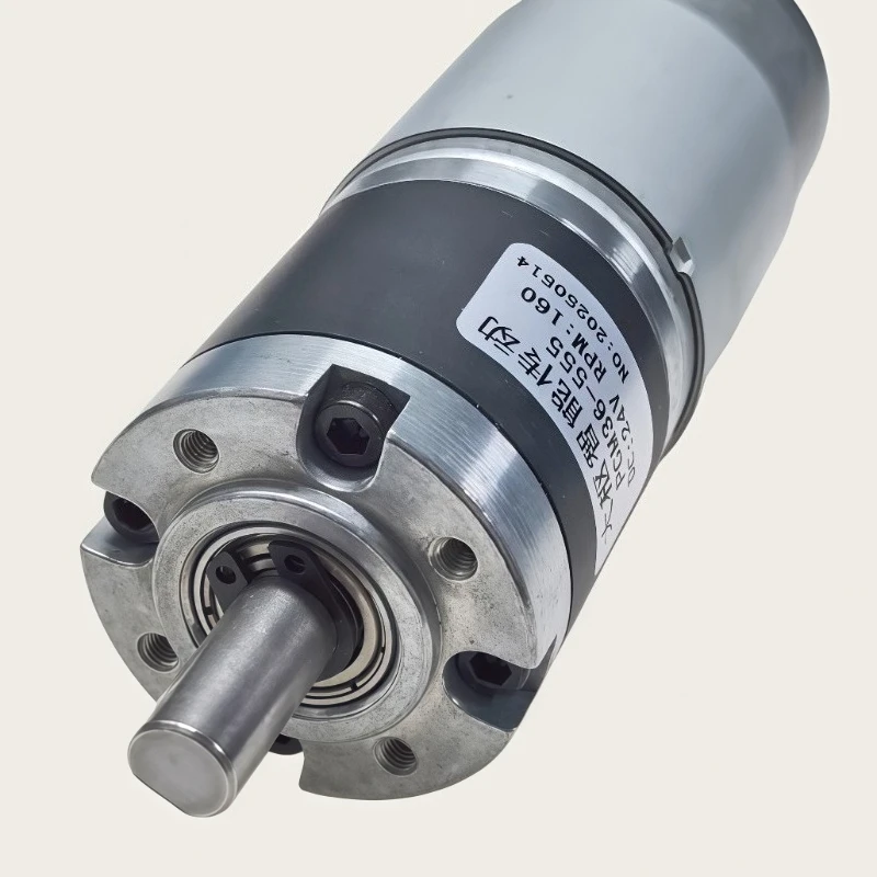 36-555 High Torque DC Geared Micro Motor Speed Adjustable DC12V 24V 36mm Planetary Gearbox Metal Gear Micro Motor 11RPM~2160RPM view 2