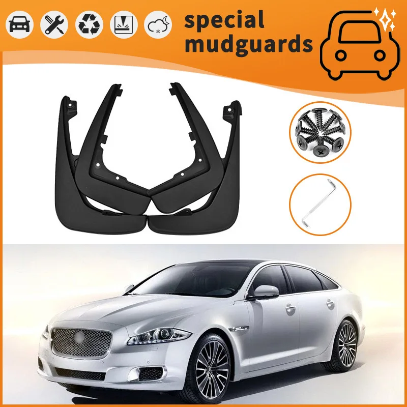 For the 09-23 models of Jaguar XJXJL XFXFL XEXEL F-PACE E-PACE Mudguards Fender Mudflaps Front Rear Flares Splash Guards Cover