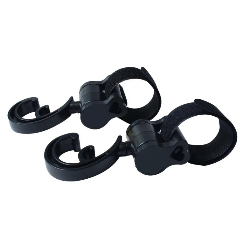 

2/4 Pcs Accessories Adjustable Baby Stroller Hook 360 Degree Rotatable Secure Bag Hanger Simple Installation Pram Hooks Car Seat