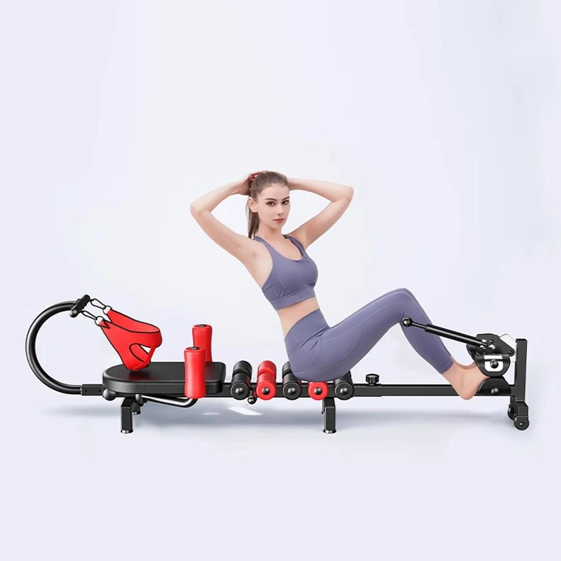 Cervical and lumbar stretcher, spinal traction artifact, medical household heightening and heightening fitness leg inversion