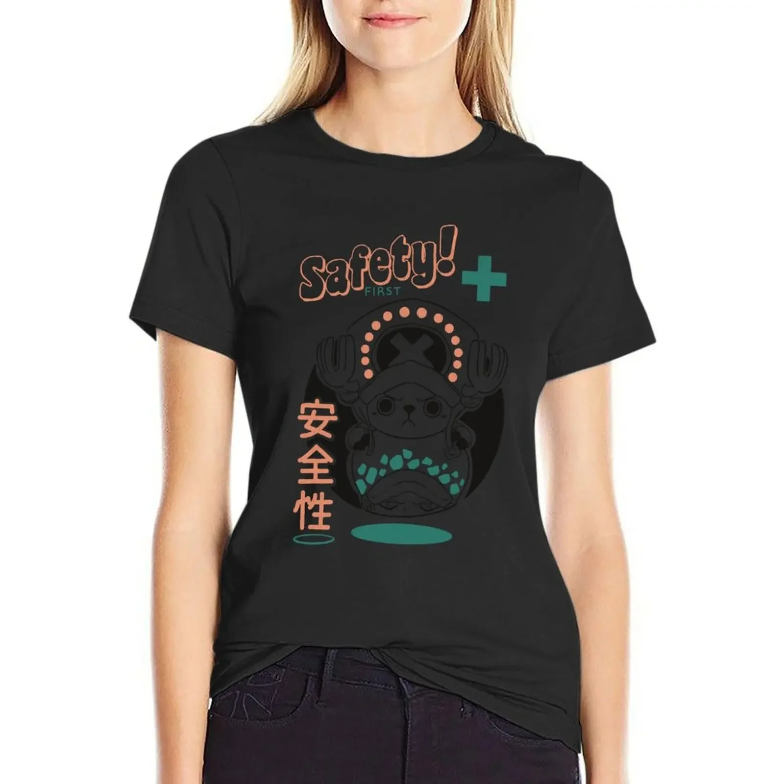 

SAFETY FIRST T-Shirt blanks tops kawaii clothes woman t shirt