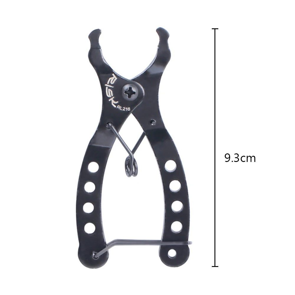 Rischio catena per bicicletta Mini catena per Mountain Bike collegamento rapido pinze per attrezzi per bici misura vite gancio per catena accessori