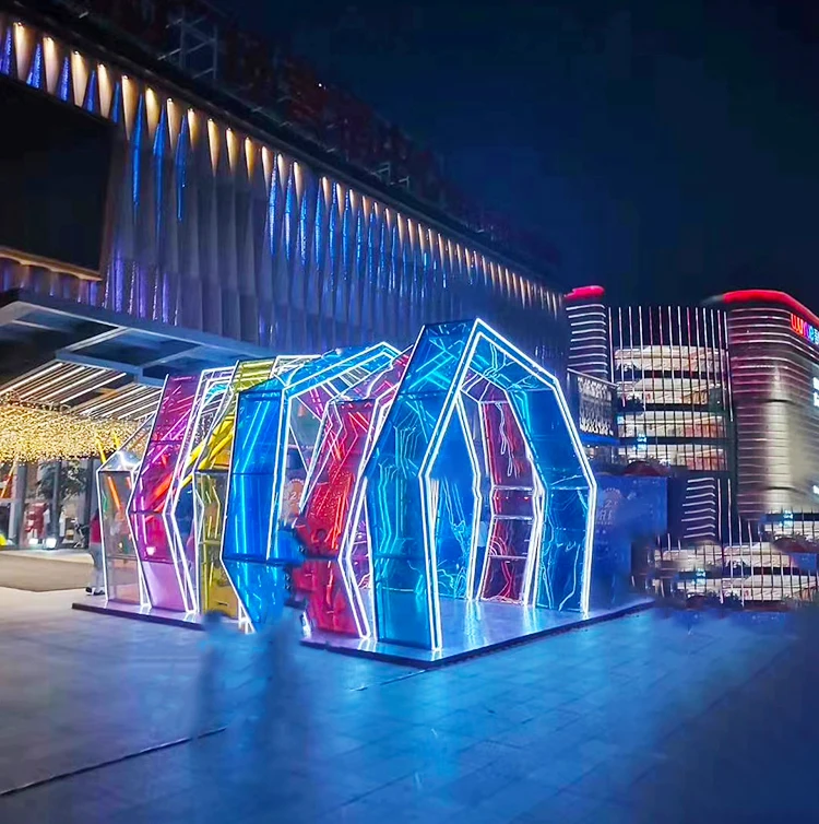 bs-Outdoor Waterproof Commercial Giant Acrylic Christmas Lights for Christmas Decoration！