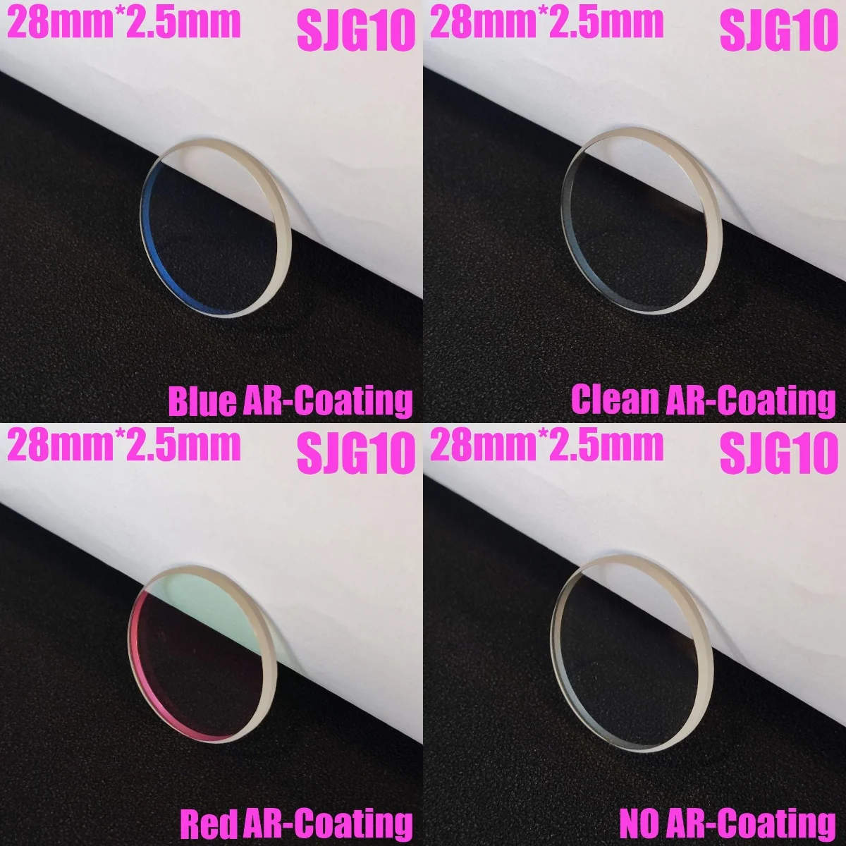 

28*2.5mm Sapphire Crystal For SKX013 SKX015 Watch Glass Flat large chamfer Thick Blue/Red/Clear AR Coating Mod Parts Replaceme