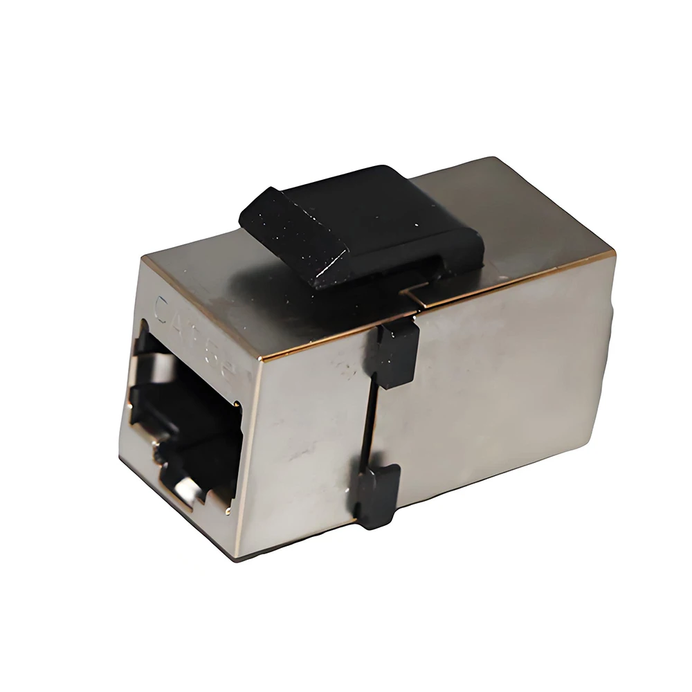 5 Piece/lot STP Network Inline Coupler Adapter Cat 6A/6/5E Shielded Female to Female Keystone Jack RJ 45 Port for Ethernet Cable