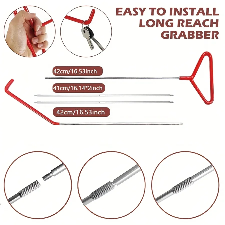 مجموعة أدوات باب السيارة المفتوحة الجديدة، مضخة هواء قابلة للنفخ، نافذة تلقائية، أدوات تثبيت مفتوحة، مجموعات وصول طويلة، بدون بطارية