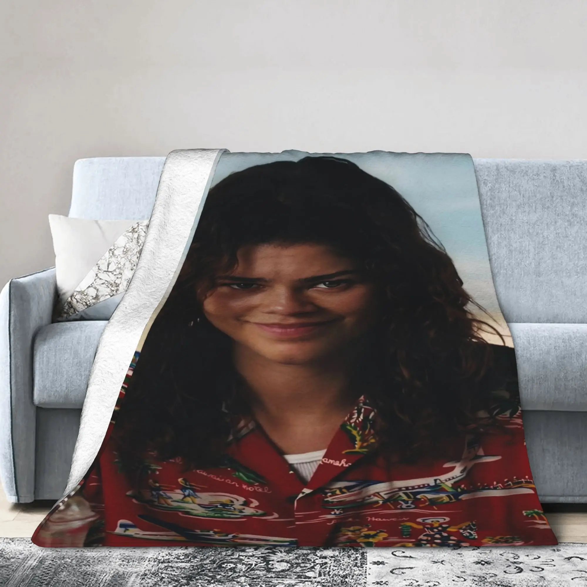 Couverture en flanelle Euphorias Season 3, couverture confortable et douce pour lit, couette fine en peluche