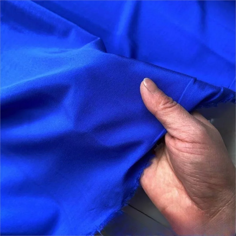 

16-micron elastic silk double crepe fabric solid-color dress shirt lining