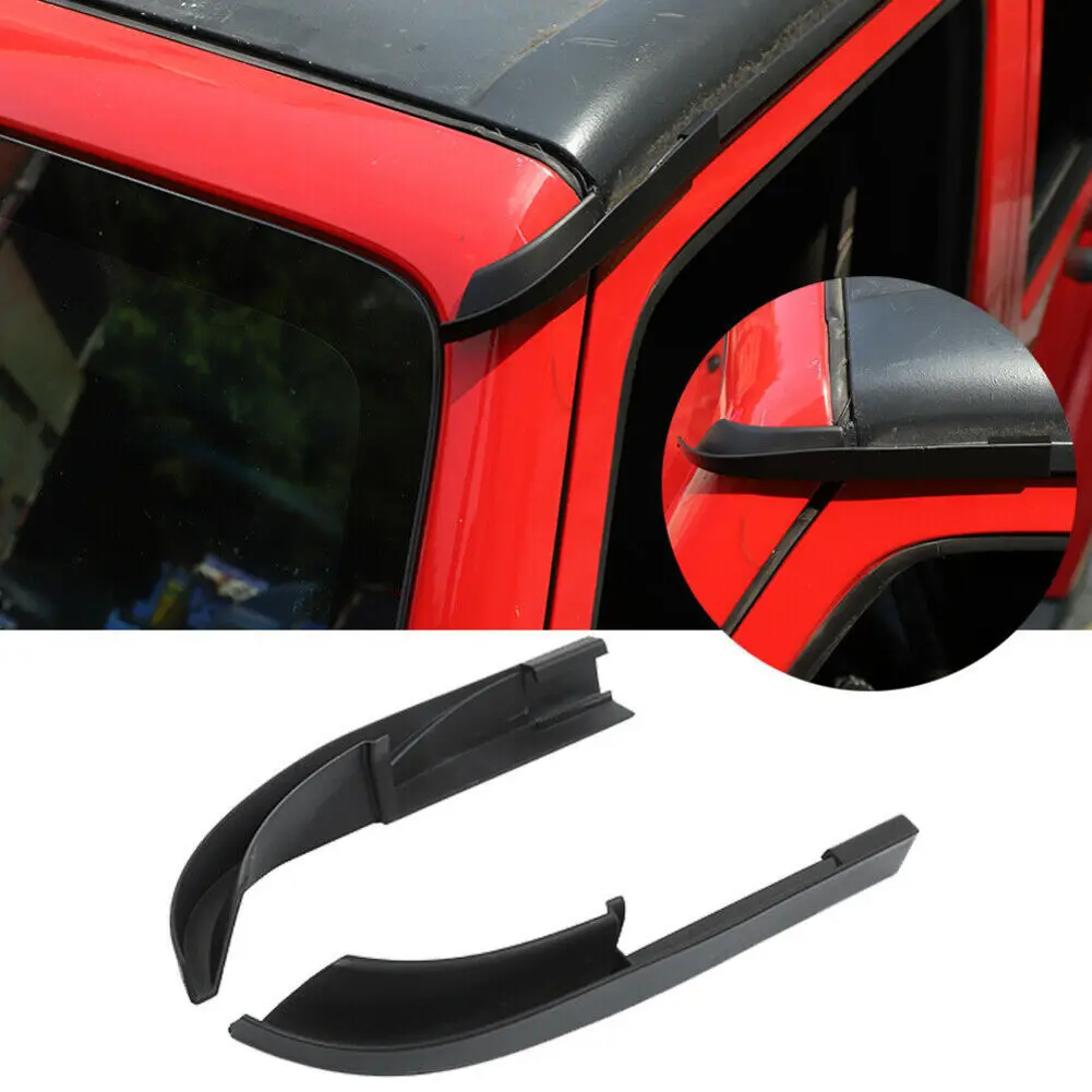 Roof Rain Gutter Drain Extension Compatible with For Wrangler For JK 2007-2017 for Reliable All-Weather Operation