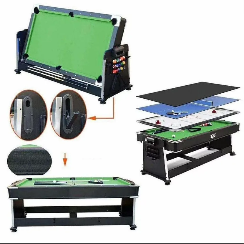 4 in 1 multifunctional flip pool table, flip ball, pool table/air ball pool table