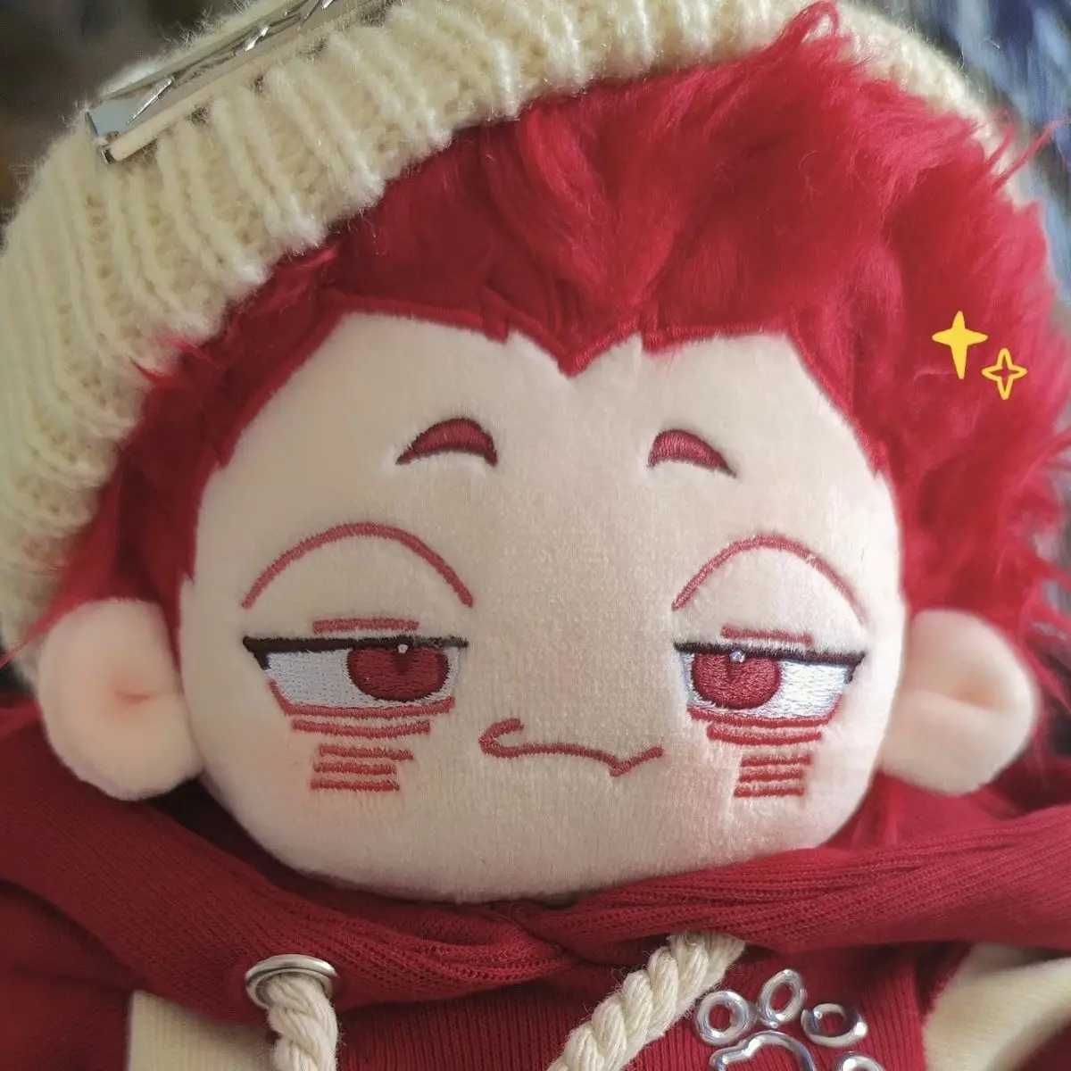 Peluche à l'effigie des personnages de Tendou Satori, personnage du dessin animé Haikyuu!!, 20cm Marionnette en peluche de dessin animé pour enfants et adultes, jouet de bricolage mignon, Guess Monster, cadeau