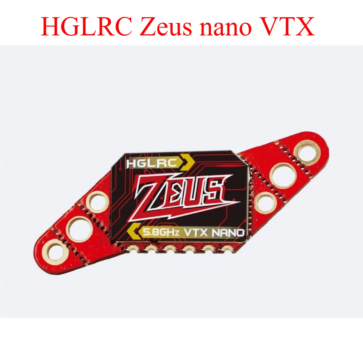 

HGLRC Zeus nano VTX 350mW FPV 5.8G 2.4g 40CH Built-in Microphone 16/20/25.5mm Hole For RC FPV Transmitter VTX Multicopter