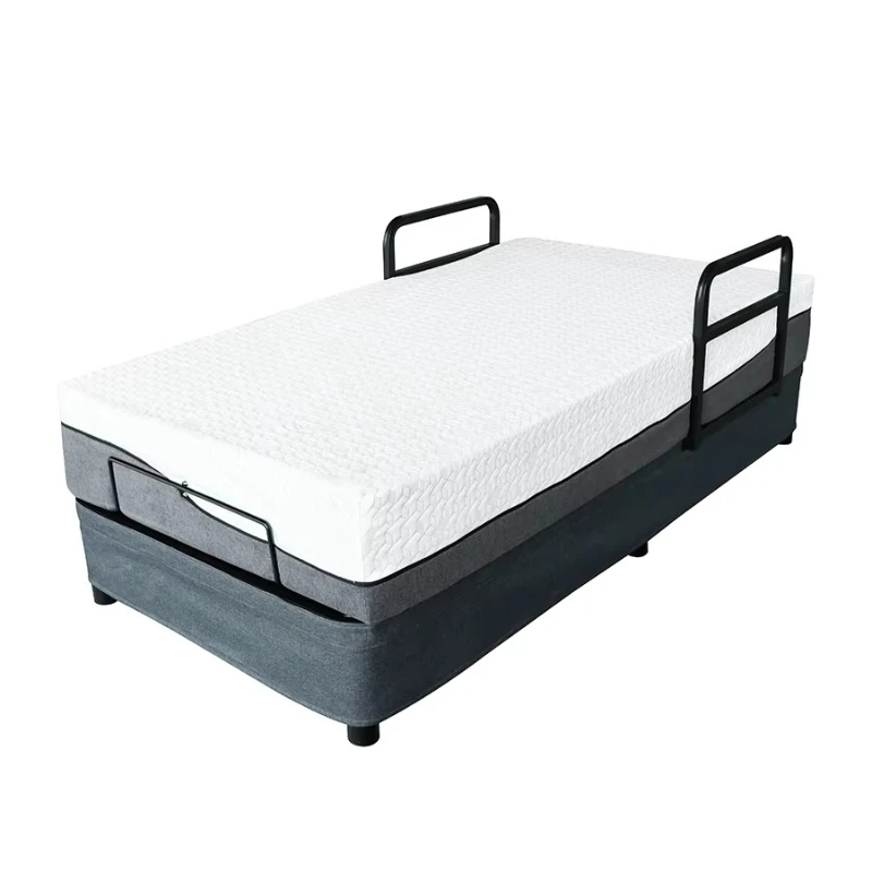 

Customize smart remote-controlled adjustable folding bed, including mattress, for easy movement of the elderly.