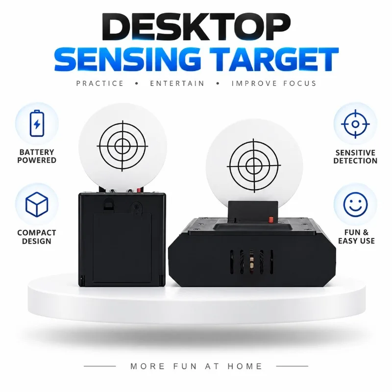Battery Powered Round Bullseye Sensing Target Interactive Leisure Game Parts
