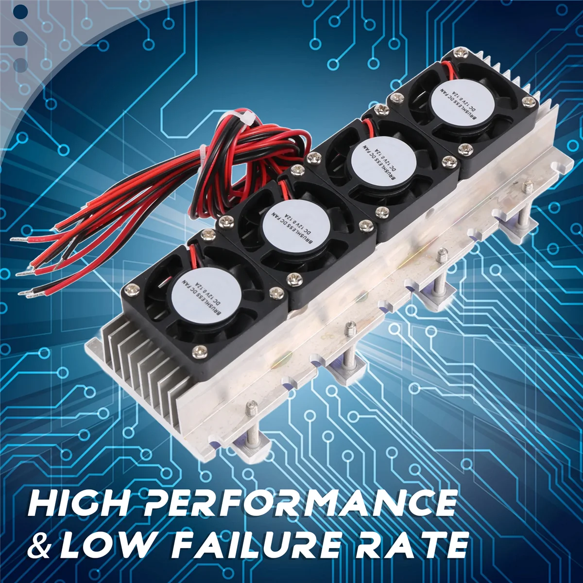 Enfriador de refrigeración termoeléctrico Peltier de 288W, sistema de refrigeración de aire acondicionado Semiconductor DC12V, Kit DIY