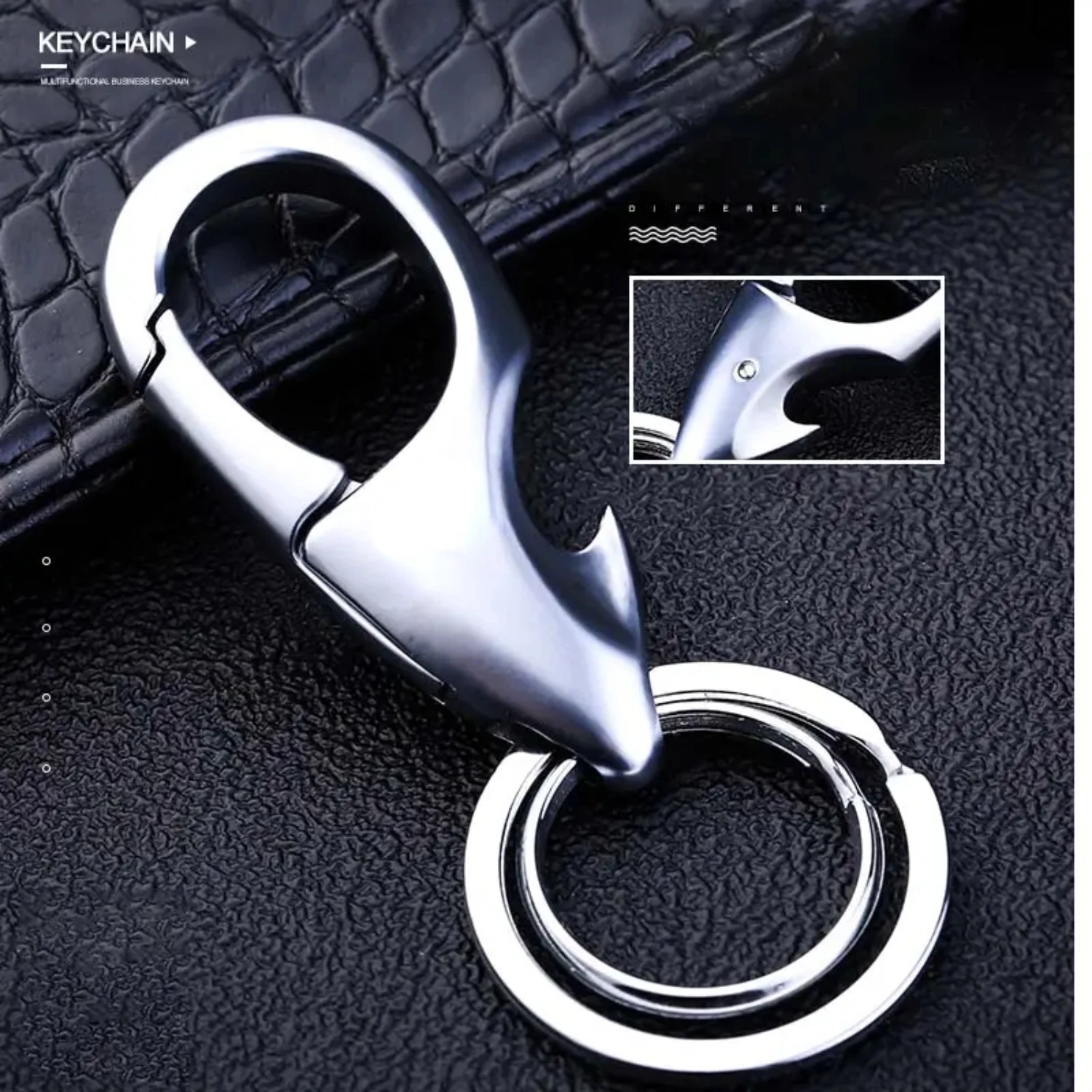 Compact, Versatile, and Stylish Multifunctional Keychain - Simple Design for Convenient Everyday Use. Durable and Practical Orga