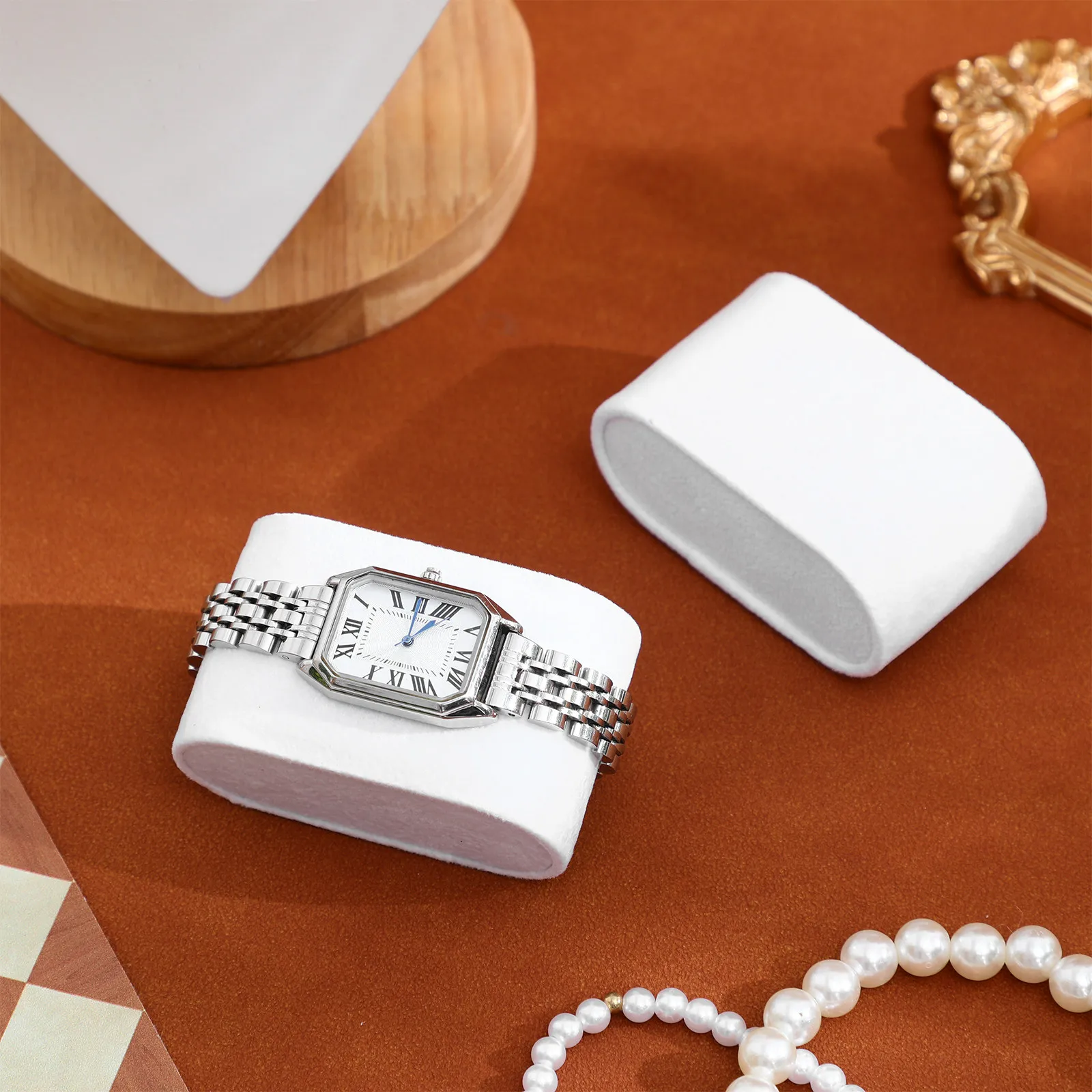 

Набор из 8 стильных подушек для демонстрации часов: простой и элегантный дизайн для организации и демонстрации ювелирных изделий, браслетов, цепочек и часов