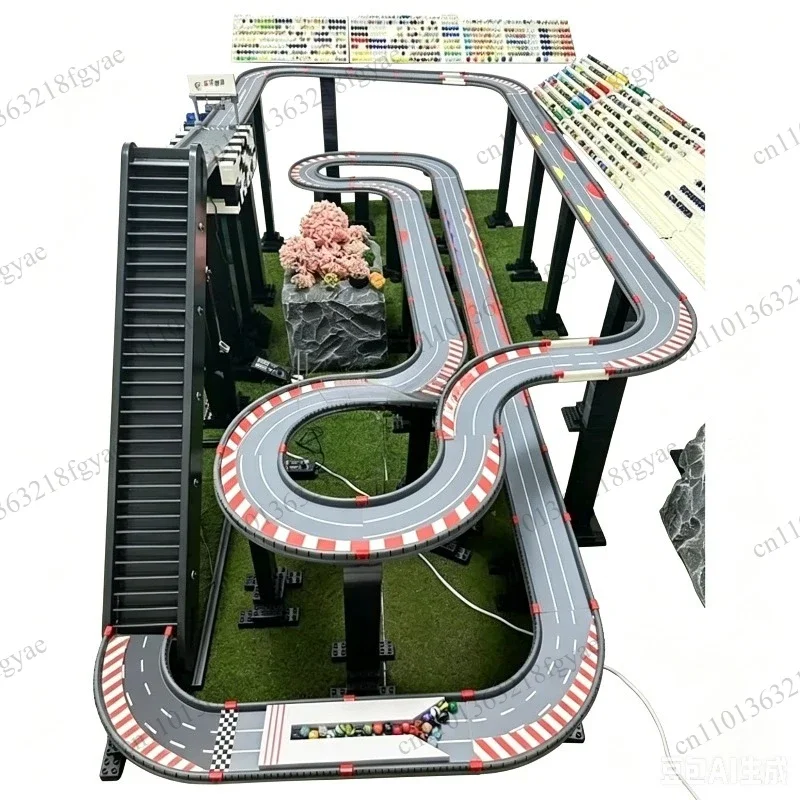 Custom Large Rally Simulation Marble Race Maze Tray, Rolling Bead Pinball Track For Car Battle Game