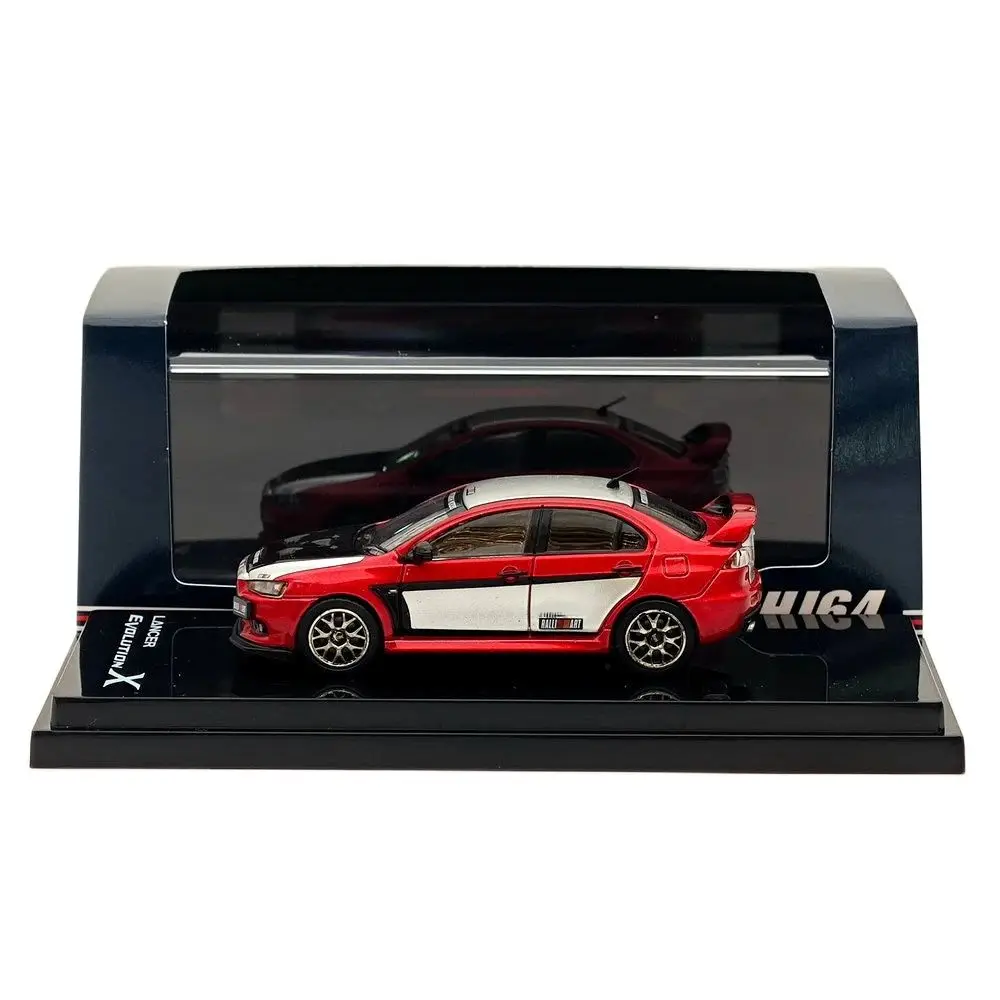 Hobby Japón 1/64 para Lancer Evolution X Ralliart Color (rojo) HJ644053RB modelos fundidos a presión coche colección limitada Auto Juguetes