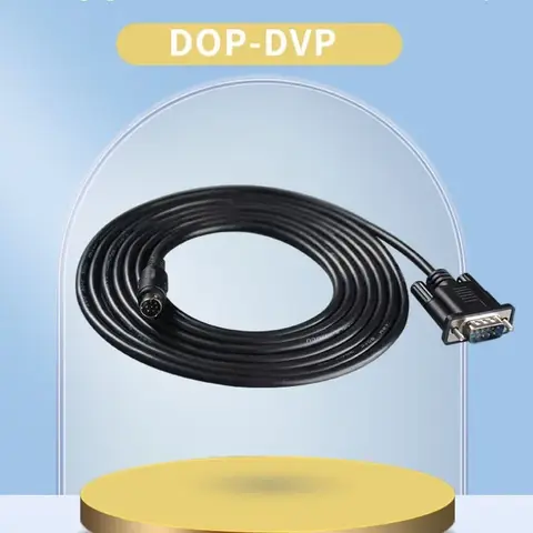 DOP-DVP 델타 DVP Xinje HMI 통신 케이블, 데이터 라인 DOP-CA232DP, DB9-MD8 포트, 델타 PLC