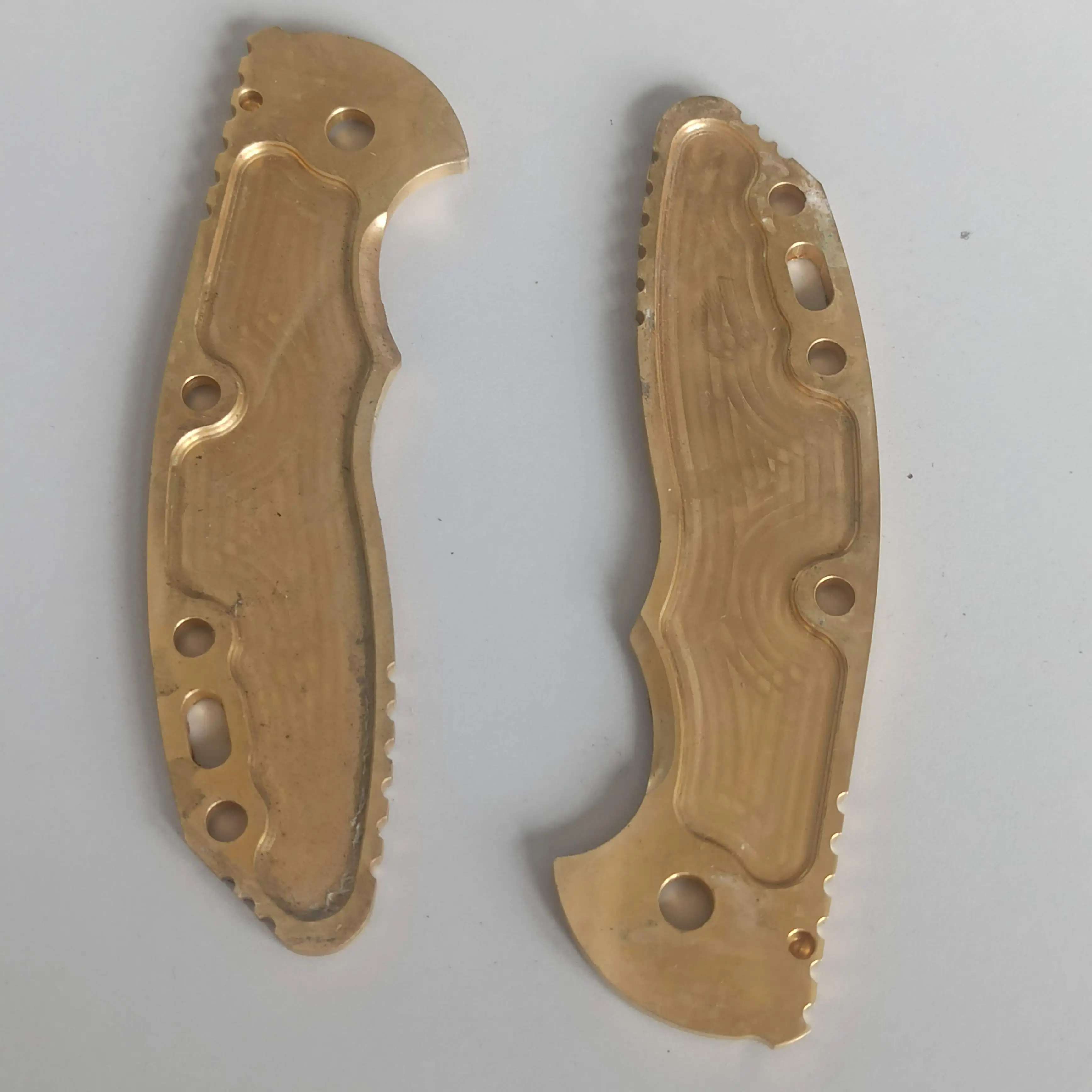 

1 шт. рукоятка для ножа из латуни/титанового сплава для ножей Rick Hinderer XM18 3,5 дюйма