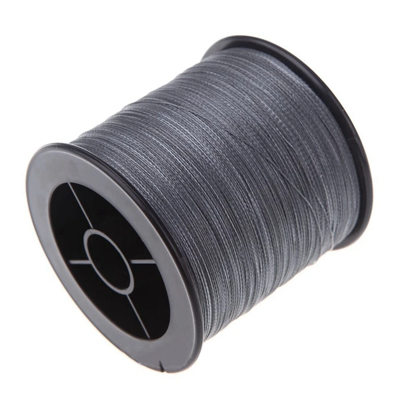 

3X 500 M 30 LB 0.26Mm Fishing Line Strength PE Braided 4 Strands Gray