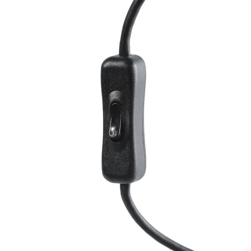 30/50cm USB to Type C Extension Cable Male to Male Power Adapter Charging Cord with Power Switches for LED Light