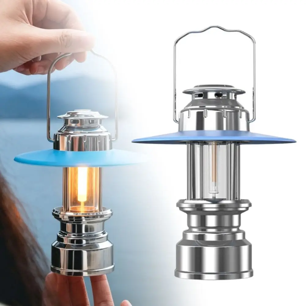 

Retro Style Horse Lantern Portable Rechargeable Emergency Lamp Bright Long Lasting Atmosphere Lighting Outdoor