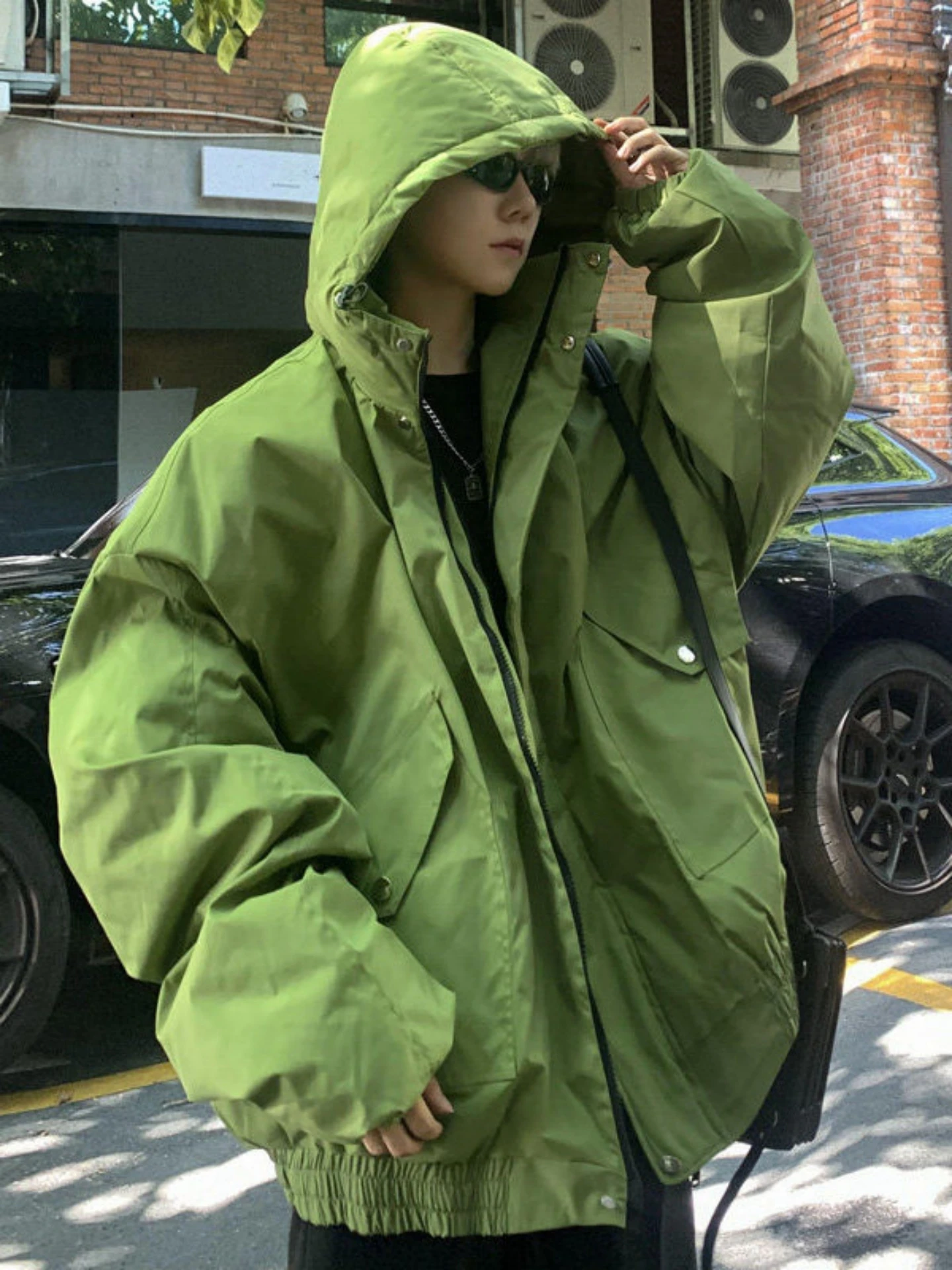 

Мужская зимняя утепленная куртка Dopne American Style из хлопка с капюшоном, теплая рабочая одежда, верхняя одежда для мужчин