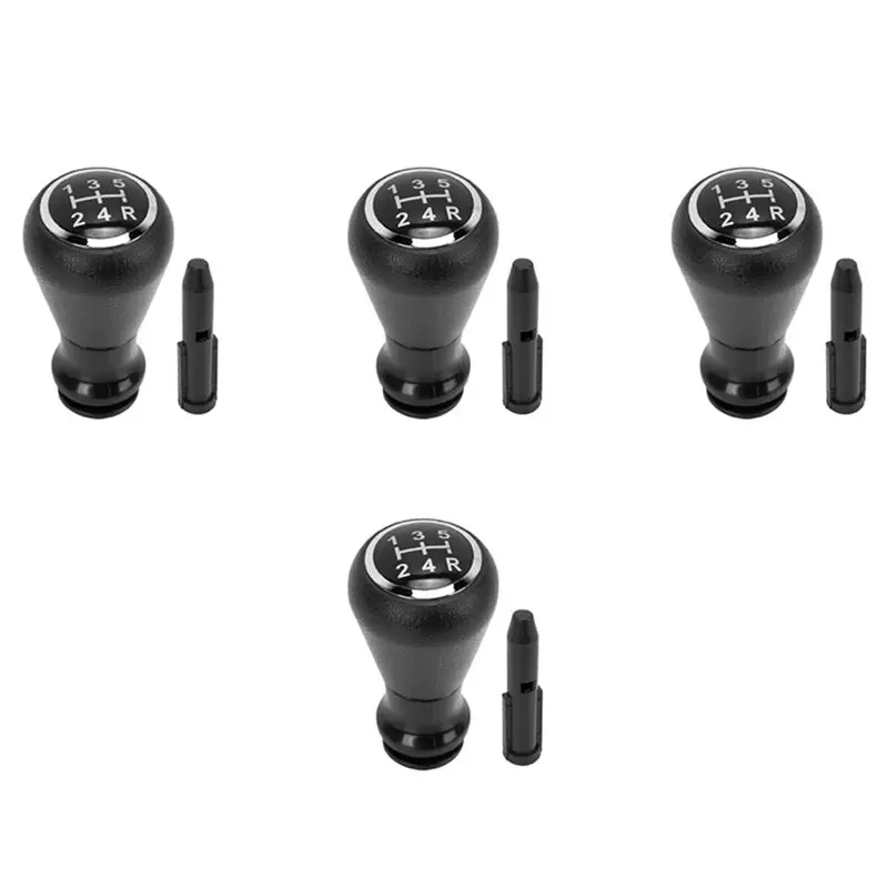 

A60E-4X Car 5 Speed Gear Stick Shift Knob Head For 106 107 205 206 207 405 For Citroen C1 C3 C4