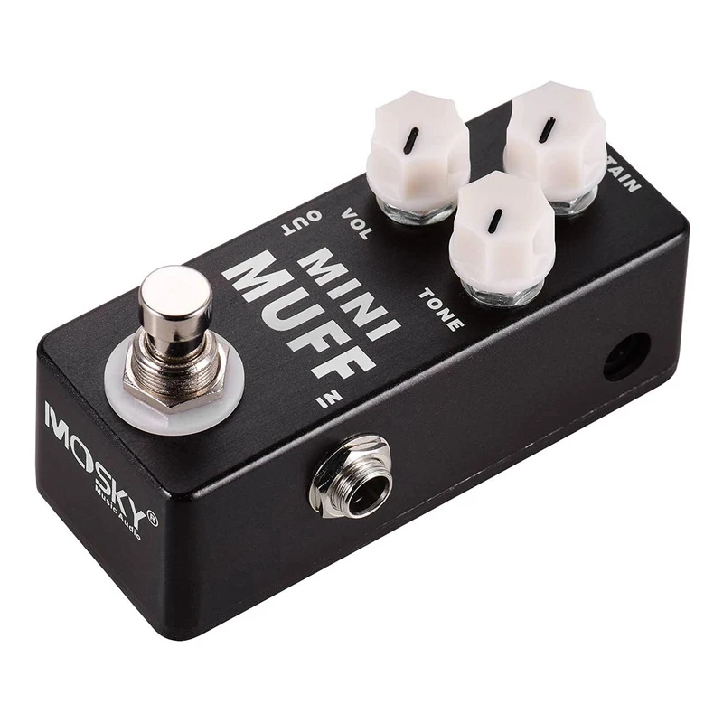 Imagem -02 - Mosky Mini Muff Fuzz Distorção Pedal Efeito Guitarra Elétrica