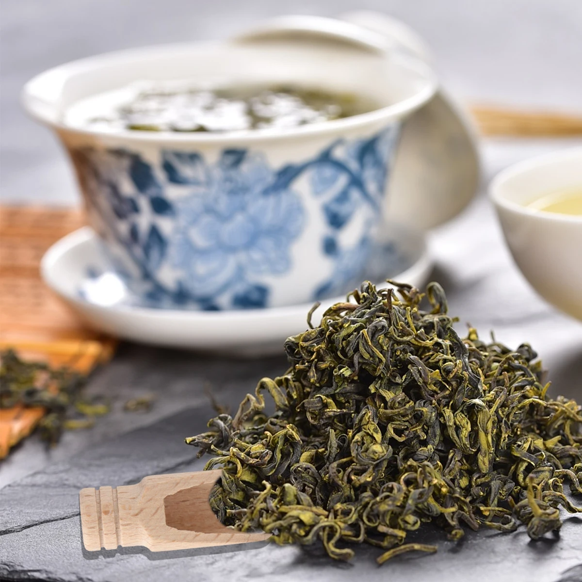 

7 Pcs Mini Spoon Bath Salt Shovel Tea Buffet Teaware Accessories Scoop Bamboo Coffee