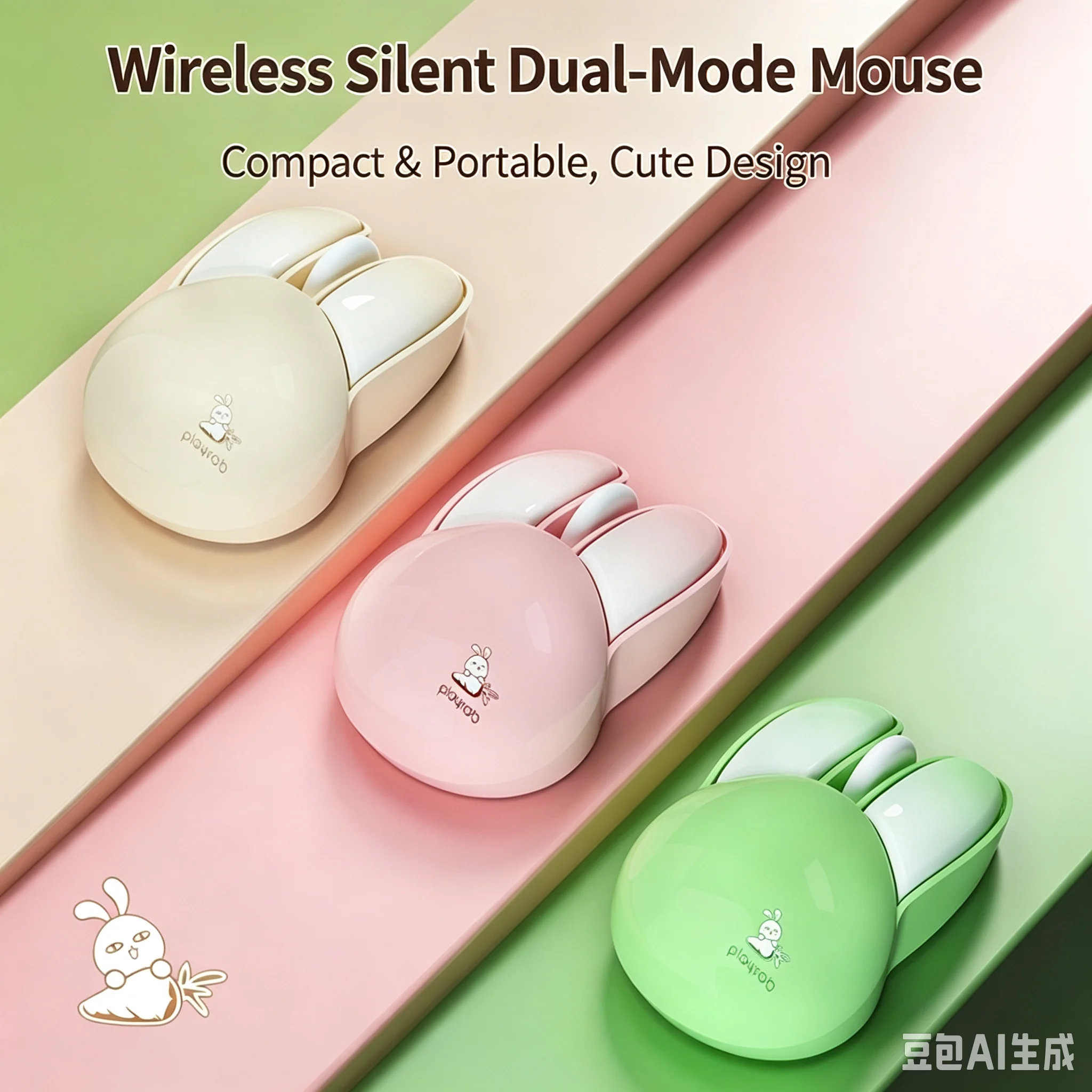 เมาส์ออปติคอลไร้สาย 2.4G ดีไซน - Ergonomic Mouse 2.4G Silent Click บทวิจารณ์และราคา