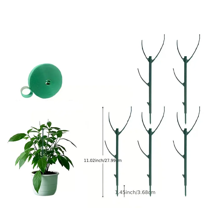 Plant Support Stakes, Designed for Climbing Plant Stem Support - Durable Trellis-Style Garden Stakes
