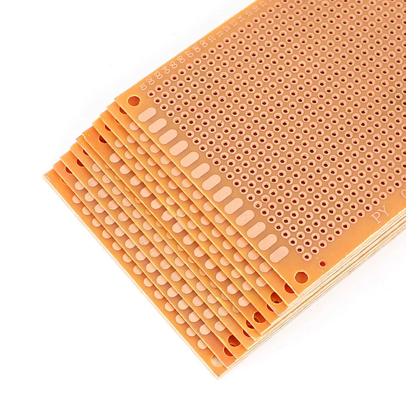 10pcs/Lot 7x9cm Single Side Universal Pcb Prototype Board 70x90mm Printed Circuit Boards Soldering PCB Board DIY Kit