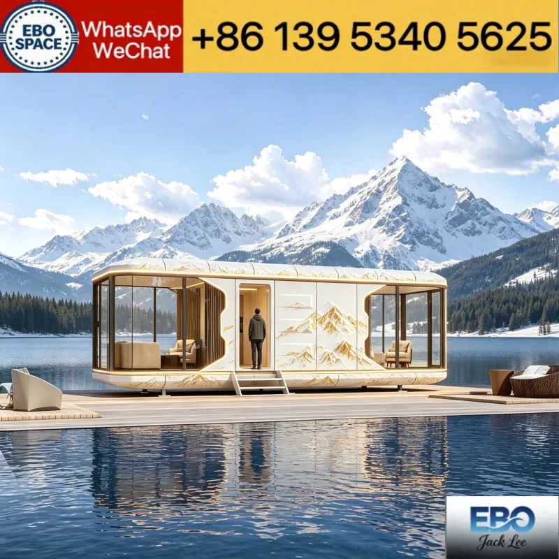 Quick Install Expand Out Prefab Container House Insulated Wall Mobile Office Pod Small Homestay Building