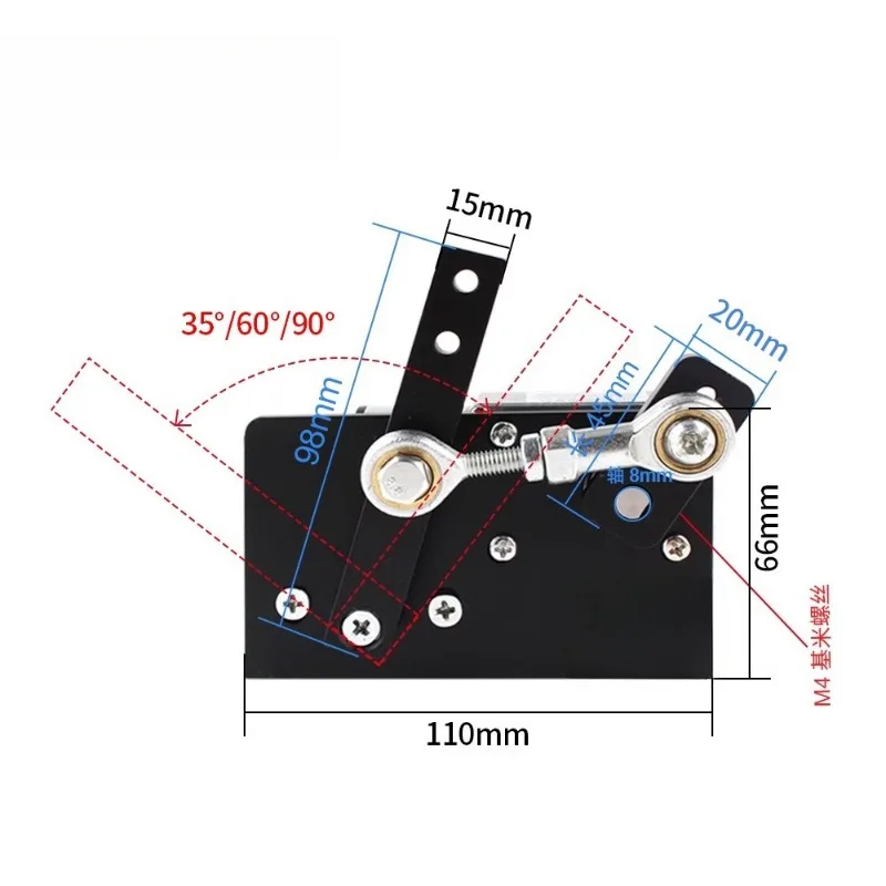 CHYB‑GW3429 Reciprocating Swing DC Motor 12V 24V Metal Mechanism Back‑And‑Forth Oscillating Drive Motor